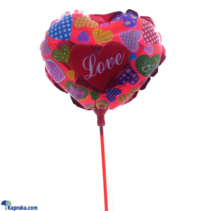 Love You Heart Foil Balloon Online at Kapruka | Product# baloonX0093