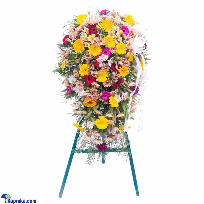 Funeral Wreath - B With Stand Online at Kapruka | Product# flowers00T1140