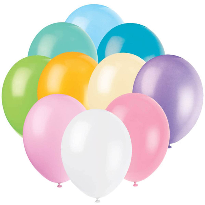 Assorted Pastel Latex Balloons 10 Pack Online at Kapruka | Product# baloonX00109