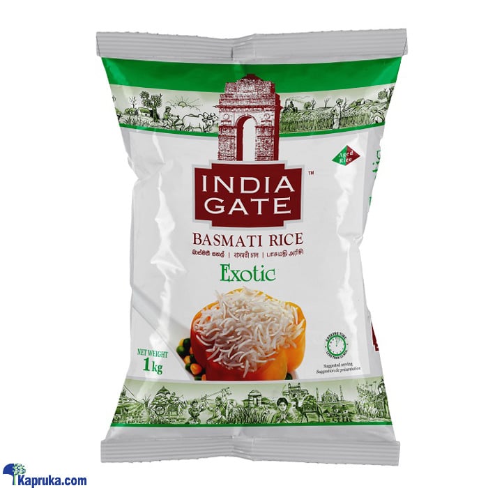 1kg India Gate Basmati Exotic Rice Online at Kapruka | Product# grocery001481