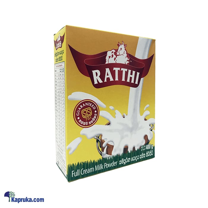 Ratthi Full Cream Milk Powder - 400g Online at Kapruka | Product# grocery001494
