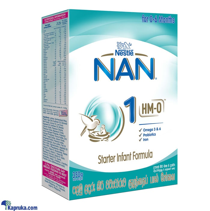 Nestle NAN 1 HMO Starter Infant Formula With Iron, 300g Online at Kapruka | Product# grocery001539