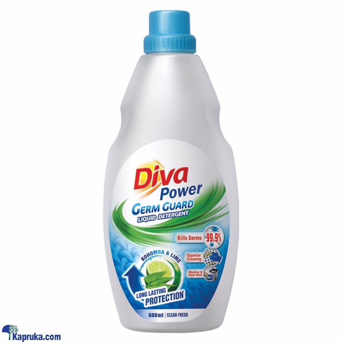 Diva Power Germ Guard Liquid Detergent - 600ml Online at Kapruka | Product# grocery001566