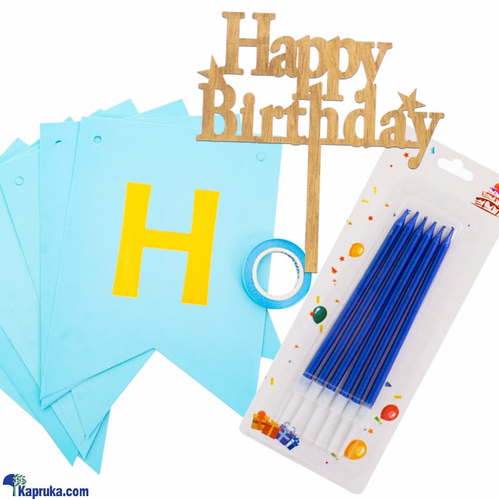 Birthday Celebration Pack - Blue Online at Kapruka | Product# partyP00128