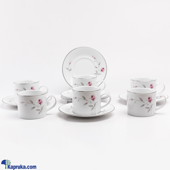 Dankotuwa Lasting Rose Tea Set- 12 Pieces Online at Kapruka | Product# porcelain00107