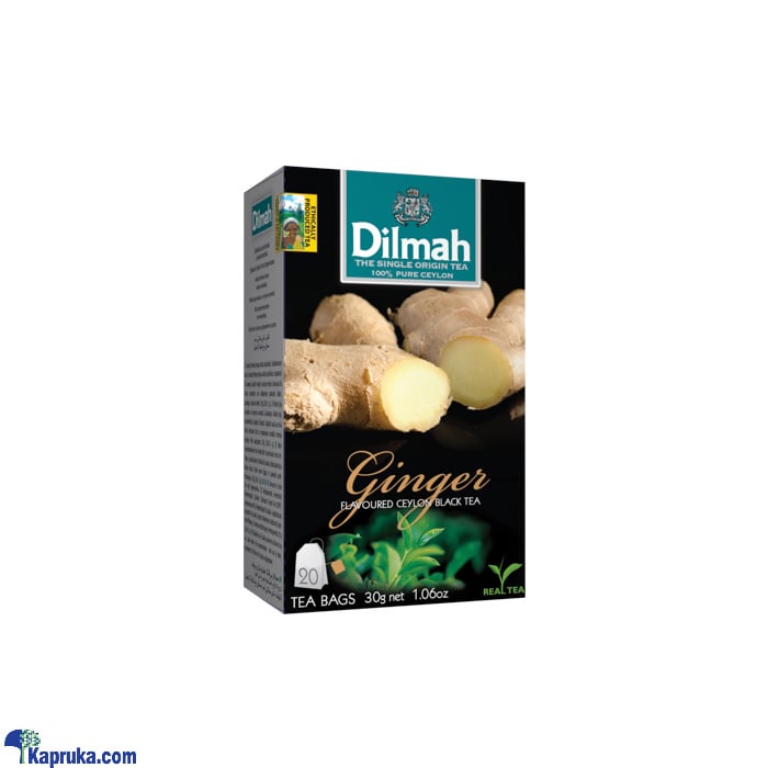Dilmah ginger flavoured black tea bags (1.5g/20bags) Online at Kapruka | Product# grocery001598