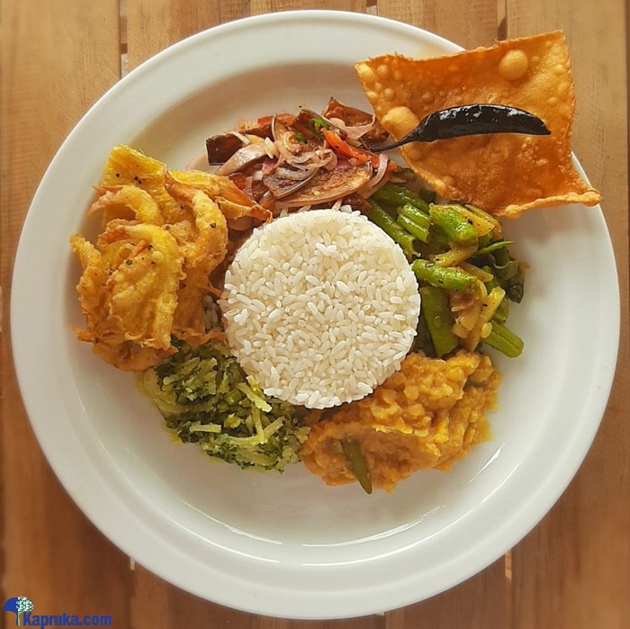 Erandika's Rice And Curry With Devilled Mushrooms Online at Kapruka | Product# gruhanees0122