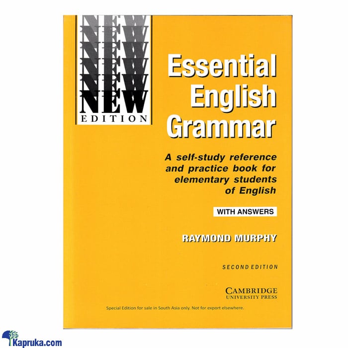 Essential English Grammar- Second Edition- Raymond Murphy - Cambridge University Press(mdg) Online at Kapruka | Product# chldbook00288