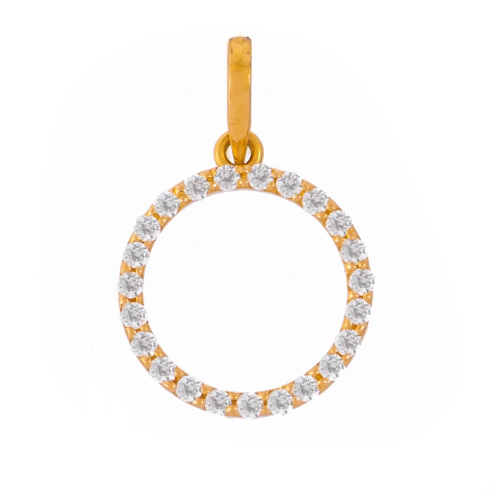 Vogue 22k gold pendant set with 23(c/Z) rounds Online at Kapruka | Product# vouge00123