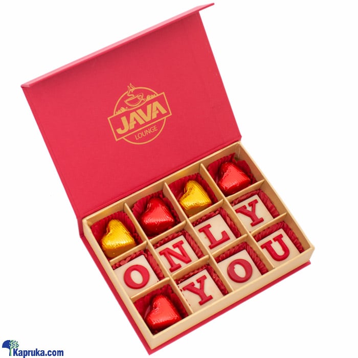 Java Only You 12 Piece Chocolate Box Online at Kapruka | Product# chocolates00961