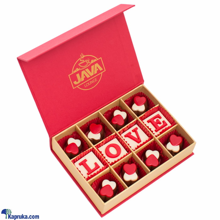 Java Love You 12 Piece Orange Caramel Chocolate Box Online at Kapruka | Product# chocolates00962
