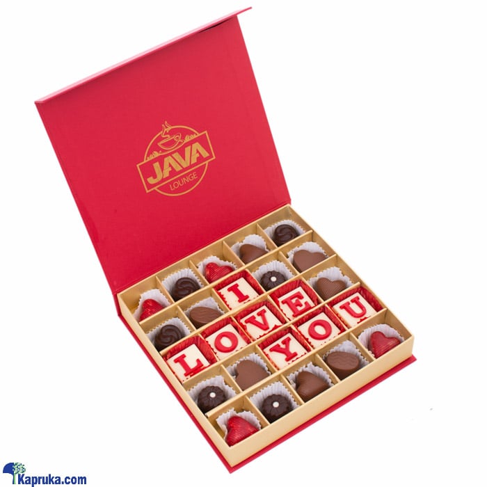 Java 'I Love You' 25 Piece Assorted Chocolates Online at Kapruka | Product# chocolates00964
