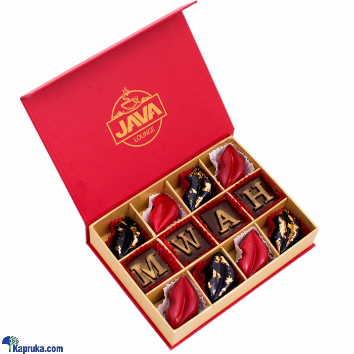 Java 'MWAH' 12 Piece Chocolate Box Online at Kapruka | Product# chocolates00967