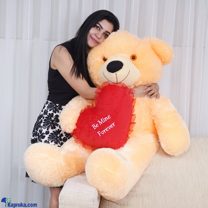 3'9 Ft Be Mine Forever Giant Teddy Online at Kapruka | Product# softtoy00745