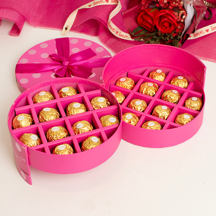 Pink Delight 24 Piece Chocolates Online at Kapruka | Product# chocolates00988