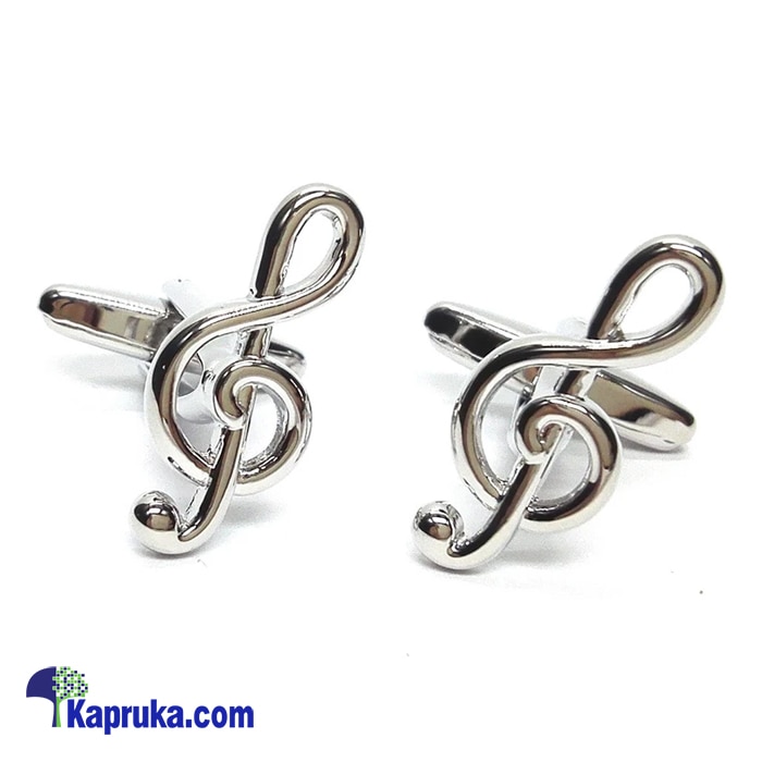 Musical Cufflinks In Silver Online at Kapruka | Product# fashion001507
