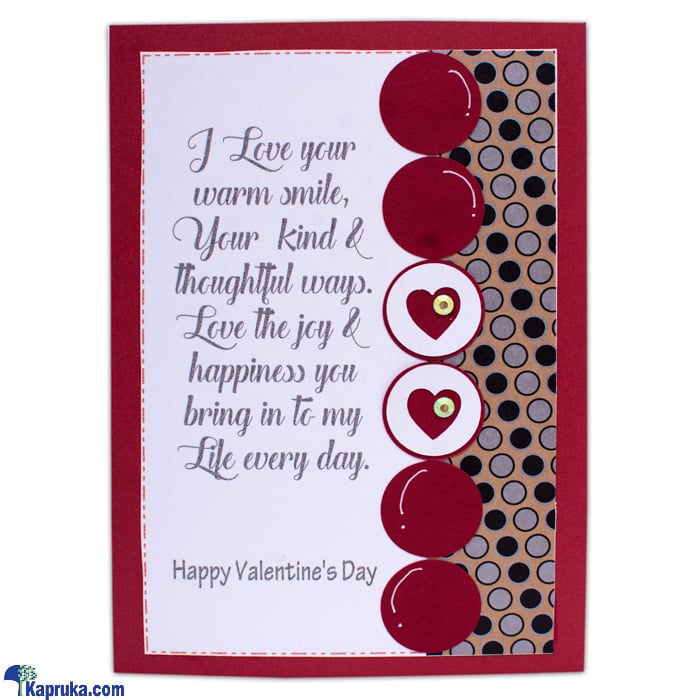 Valentine Handmade Greeting Card Online at Kapruka | Product# greeting00Z237