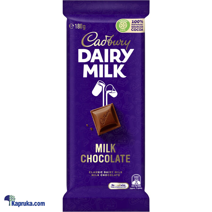 Cadbury Milk Chocolate 180g Online at Kapruka | Product# chocolates001001