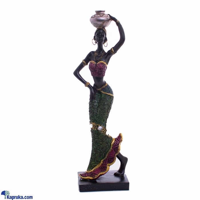 African Lady Figurine Home Decor Ornament Online at Kapruka | Product# ornaments00777