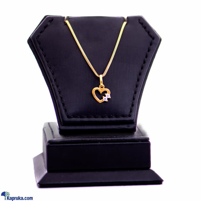 Mallika hemachandra 22kt gold pendant set with cubic zirconia. (p255/1) Online at Kapruka | Product# jewelleryMH091