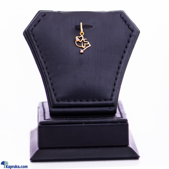 Mallika hemachandra 22kt gold pendant set with cubic zirconia. (p1178/1) Online at Kapruka | Product# jewelleryMH092