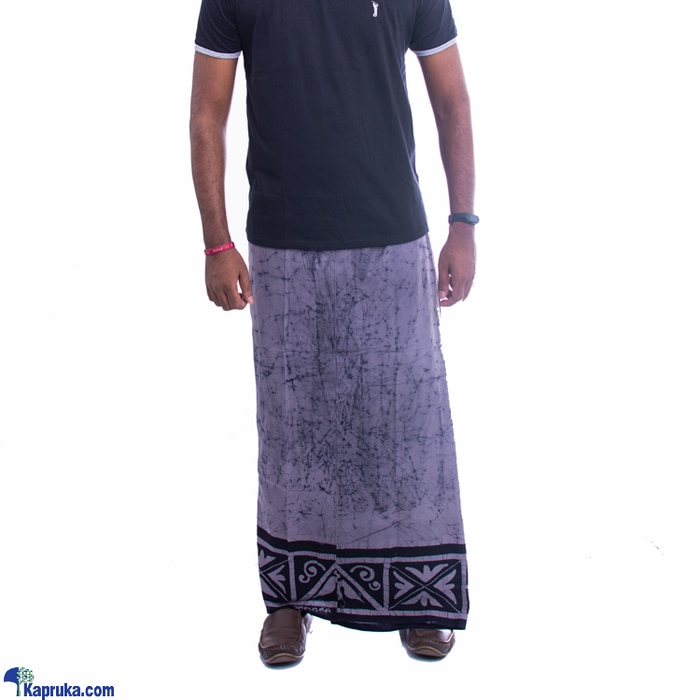 Gray And Black Mixed Sarong Online at Kapruka | Product# clothing01803