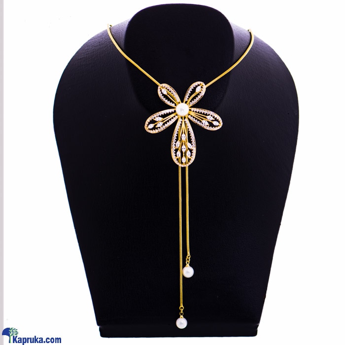 Stone Flower Pendant With Necklace - Swarovski Elements Online at Kapruka | Product# jewllery00SK776