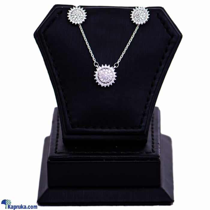 Cubic Zirconia Necklace And Cubic Zirconia Earring - CI0323 CA0323 Online at Kapruka | Product# stoneNS0336