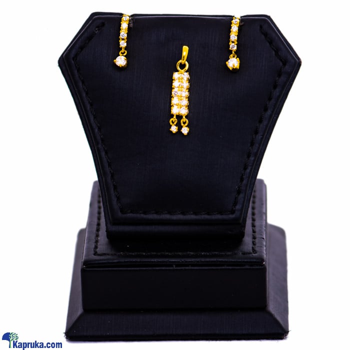 Stone N String Austrian Crystal Pendant And Austrian Crystal Earring Set - P0239 PE011 Online at Kapruka | Product# stoneNS0243