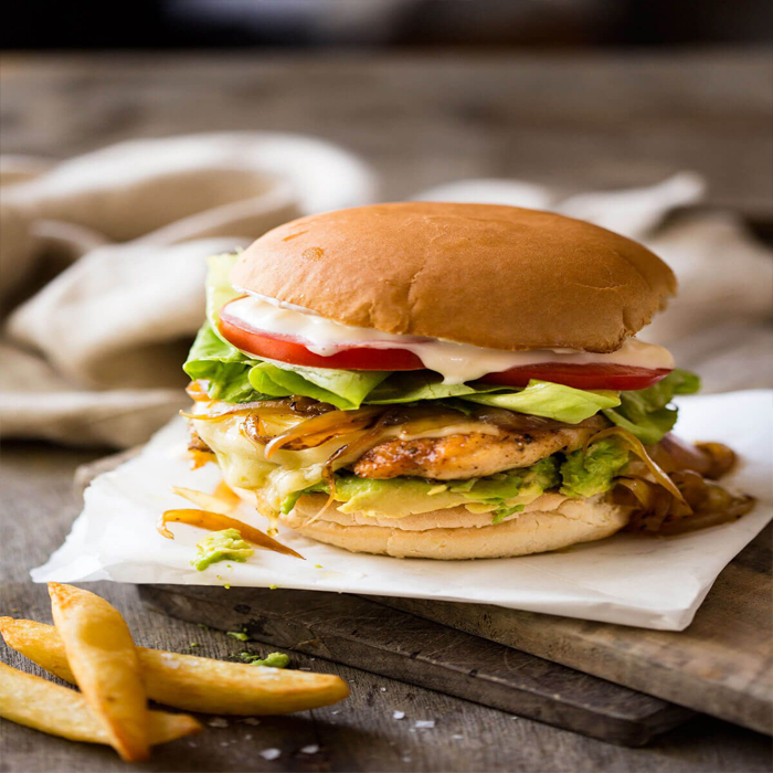 Grilled Chicken Burger With Cheese Online at Kapruka | Product# dinemore00119