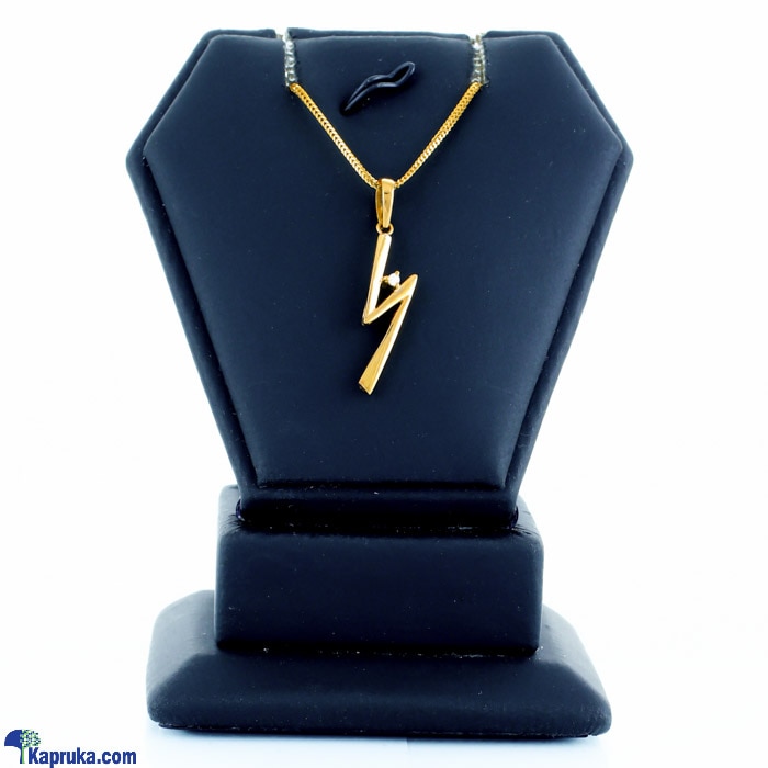 Swarnamahal 22kt Yellow Gold Studded Pendant With Swarovski Zirconia- PE0001554 Online at Kapruka | Product# jewelleryS0340