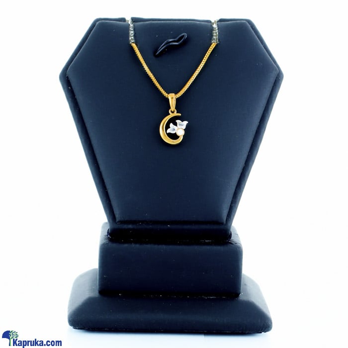 Swarnamahal 22kt Yellow Gold Studded Pendant With Swarovski Zirconia- PE0001837 Online at Kapruka | Product# jewelleryS0341