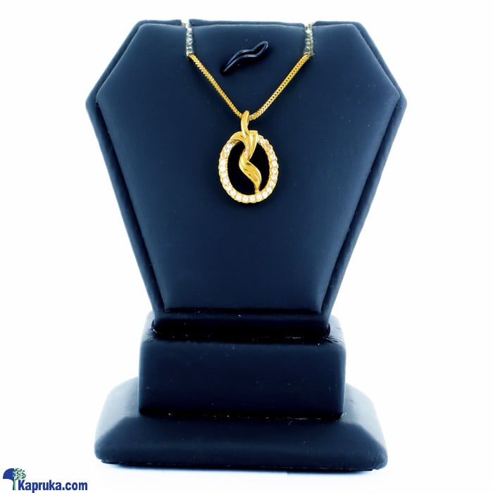 Swarnamahal 22kt Yellow Gold Studded Pendant With Swarovski Zirconia- PE0001841 Online at Kapruka | Product# jewelleryS0345