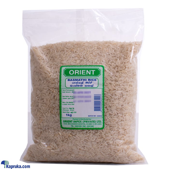 Orient Pakistan Basmathi Rice 1kg Online at Kapruka | Product# grocery001701