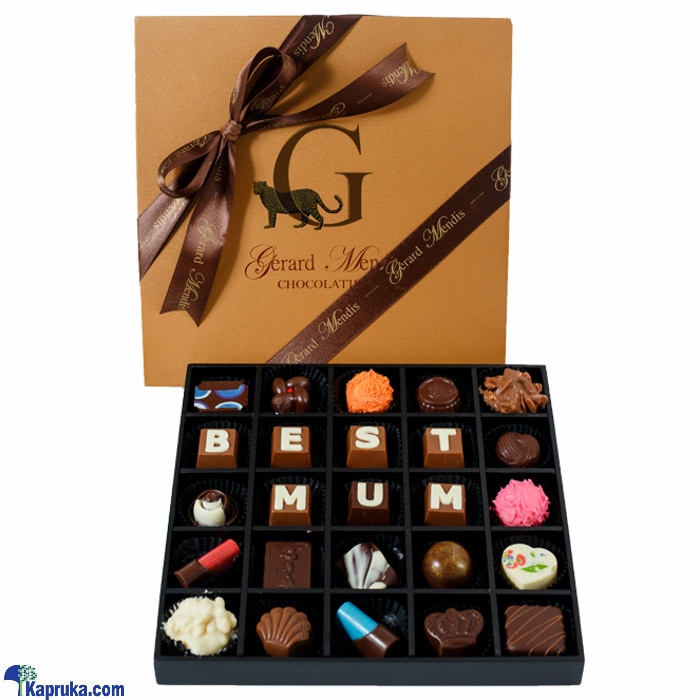 'BEST MUM' 25 Piece Chocolate Box (GMC) Online at Kapruka | Product# chocolates001077