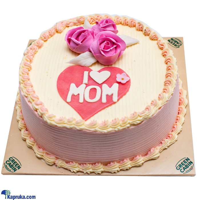 Green Cabin Mother's Day Ribbon Cake Online at Kapruka | Product# cakeGRC00105