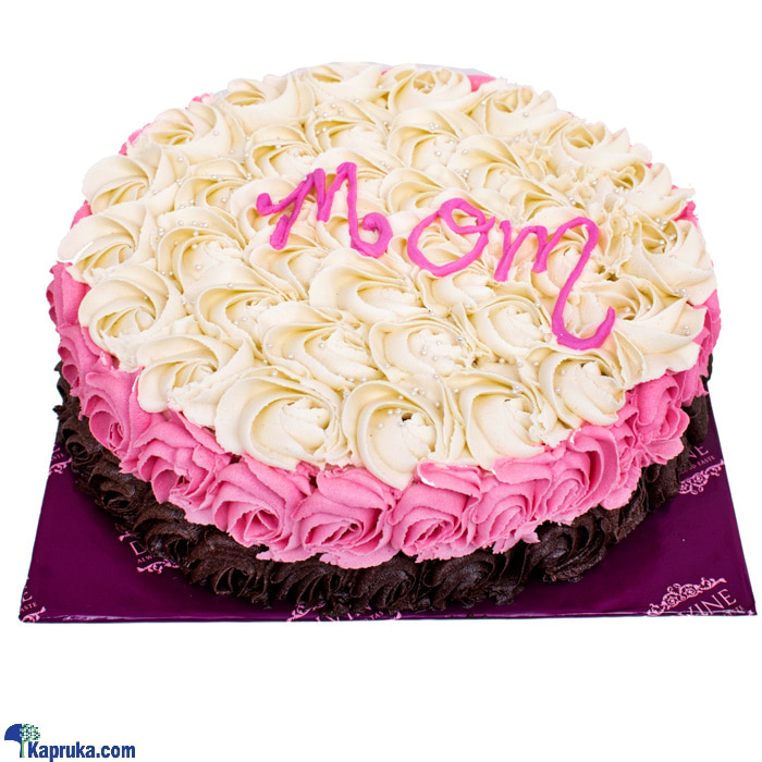 Divine Floral Deco Mother's Day Cake Online at Kapruka | Product# cakeDIV00192