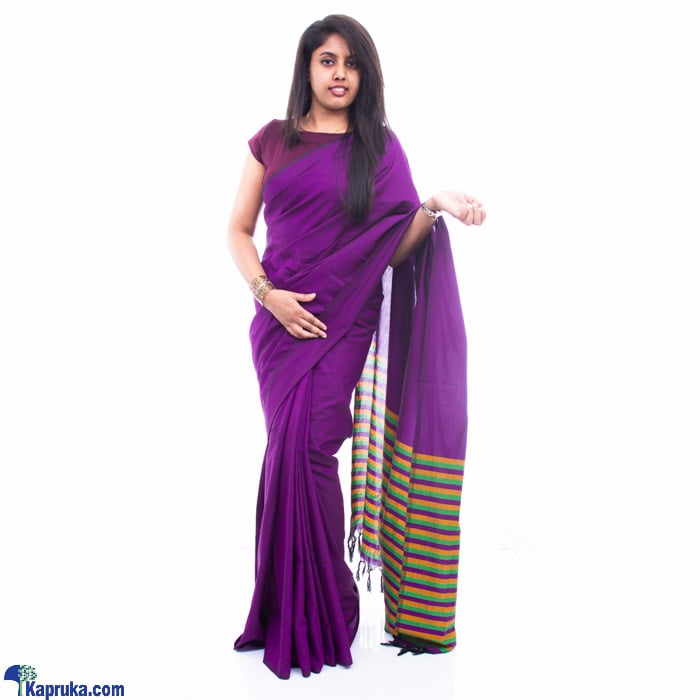 Purple Mixed Saree Online at Kapruka | Product# clothing02468