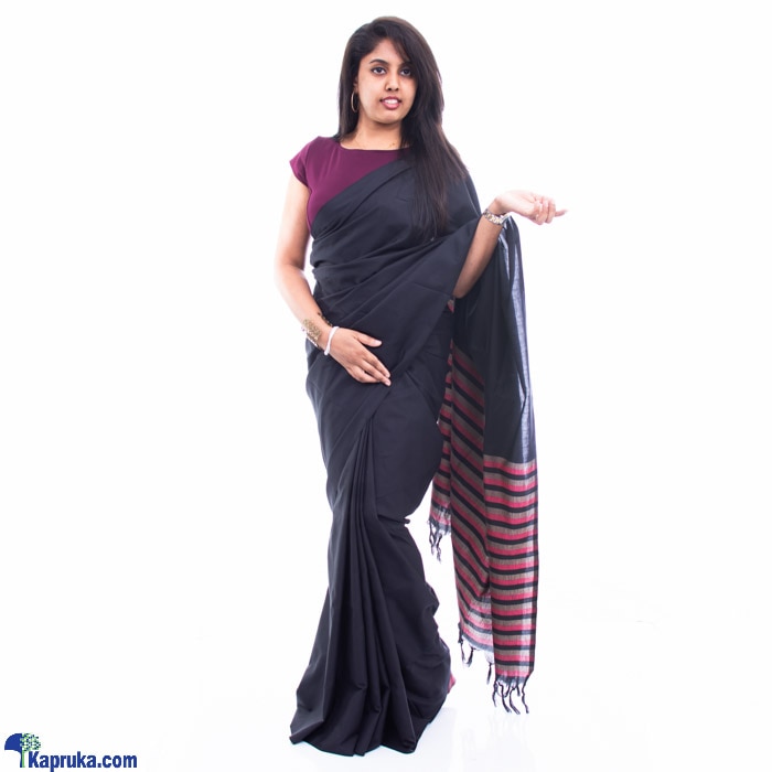 Multi Colour Mixed Black Saree Online at Kapruka | Product# clothing02470