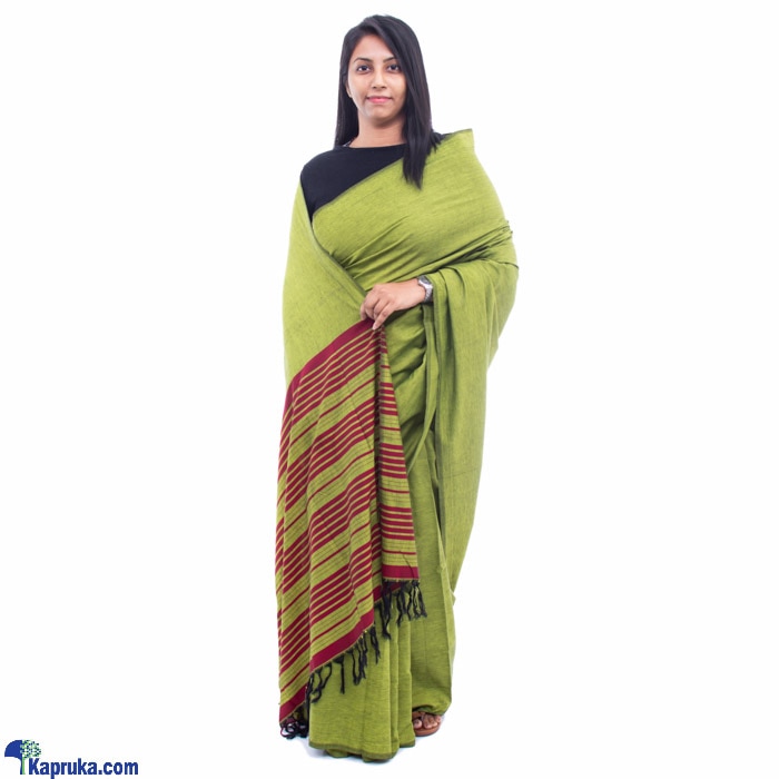 Leave Green Saree Online at Kapruka | Product# clothing02462