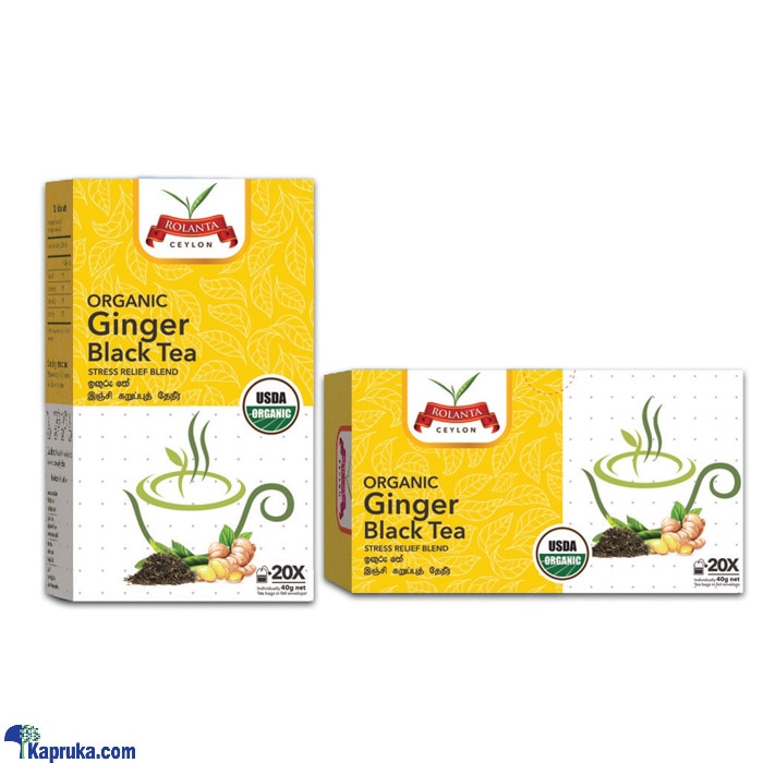 Rolanta Organic Ginger Black Tea Drink- 40g Online at Kapruka | Product# grocery001741