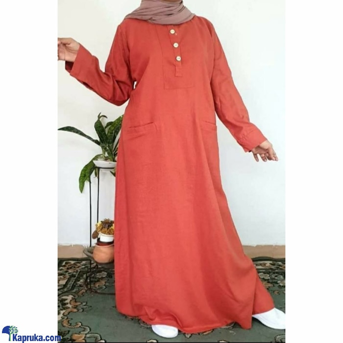 Linen Abaya - ZM175042 Online at Kapruka | Product# clothing02487