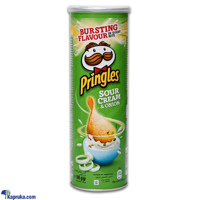 Pringles Sour Cream And Onion - Large (165g) Online at Kapruka | Product# grocery001752