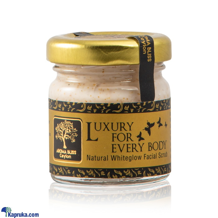 Aroma Bliss Whiteglow Walnut Shell Powder Face Scrub (45g) Online at Kapruka | Product# cosmetics00445