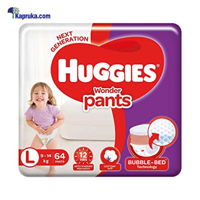 Huggies Wonder Pants (L64) Online at Kapruka | Product# grocery001771