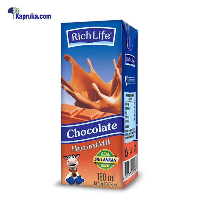 Rich Life Chocolate Flavoured Milk - 180 Ml Online at Kapruka | Product# grocery001790