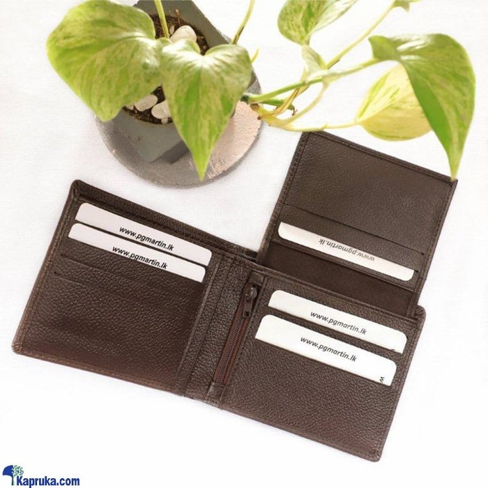 P.G Martin Genuine Leather Wallet - NML Brown Online at Kapruka | Product# fashion001680