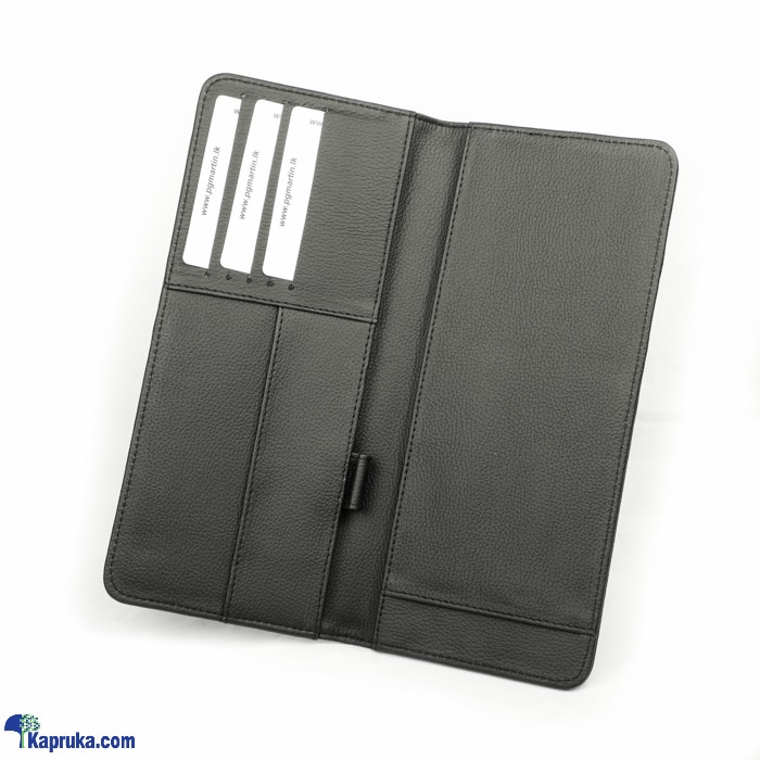 P.G Martin Cheque Book Holder Black (artificial Leather)pg066oir Online at Kapruka | Product# fashion001682