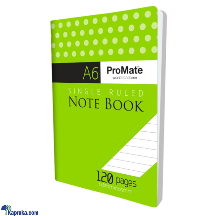 Note Book (promate) A6 Single 120 Pages (MDG) Online at Kapruka | Product# childrenP0543