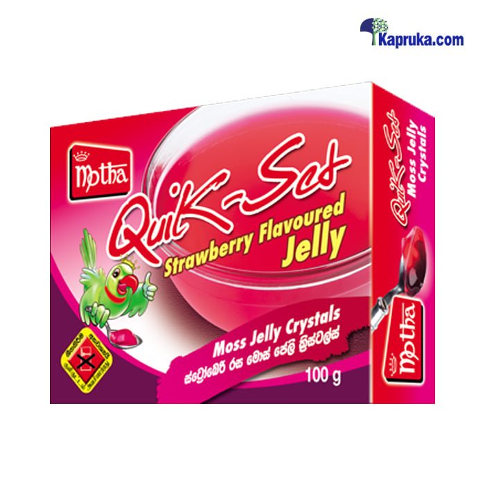 Motha Quick Set St:berry Flavoured Jelly- 100g Online at Kapruka | Product# grocery001872